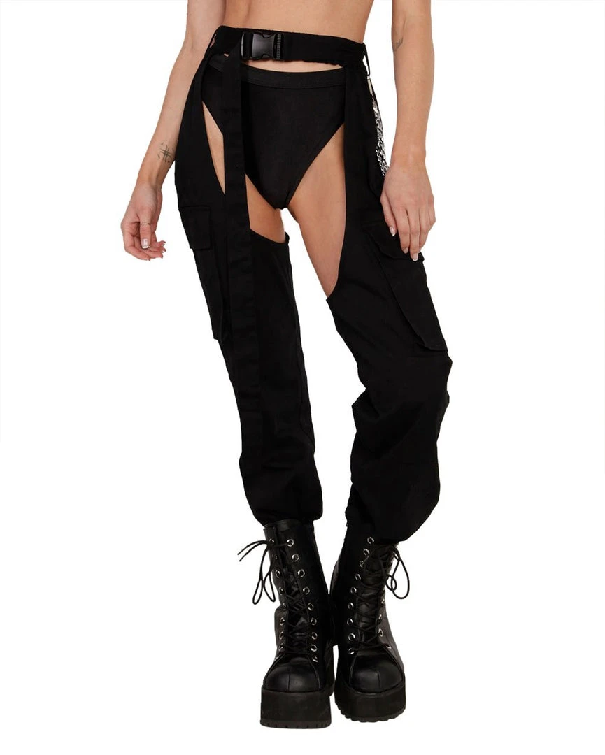 Hot & Delicious Black Bead Clothing Darkest Hours Chain Chaps 2 Hot & Delicious Black Bead Clothing Darkest Hours Chain Chaps