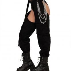 Hot & Delicious Black Bead Clothing Darkest Hours Chain Chaps