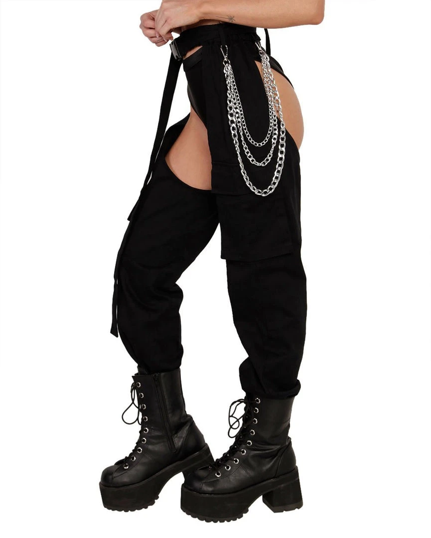 Hot & Delicious Black Bead Clothing Darkest Hours Chain Chaps 1 Hot & Delicious Black Bead Clothing Darkest Hours Chain Chaps