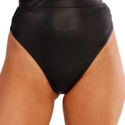 Day G Clothing Faux Leather High Rise Thong