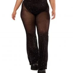 OhYes Holo Star Mesh Bell Bottoms Clothing
