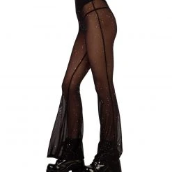 OhYes Holo Star Mesh Bell Bottoms Clothing