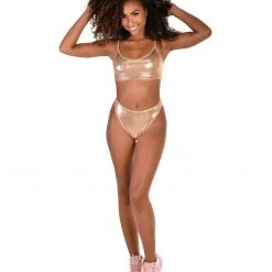 J. Valentine Rose All Day High Cut Booty Shorts Bottoms