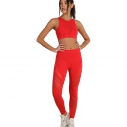LA Society Bottoms Power Up Mesh Inset Leggings 9 LA Society Bottoms Power Up Mesh Inset Leggings