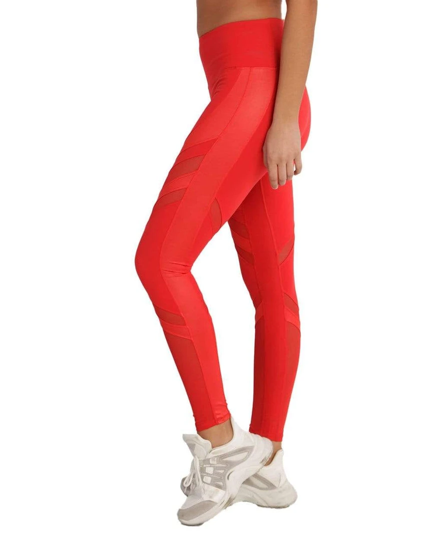 LA Society Bottoms Power Up Mesh Inset Leggings 3 LA Society Bottoms Power Up Mesh Inset Leggings