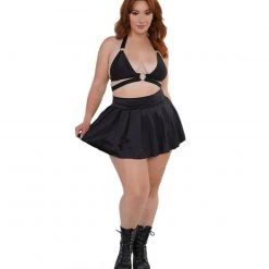 Body Language Clothing See U After Class Pleated Mini Skirt
