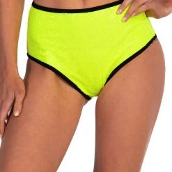 OhYes Technologic Neon Sequin High Waisted Bottoms