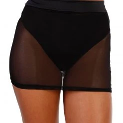 Body Language Up 2 No Good Mesh Mini Skirt