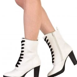 Joia Shoes 2 Heeled Combat Boots