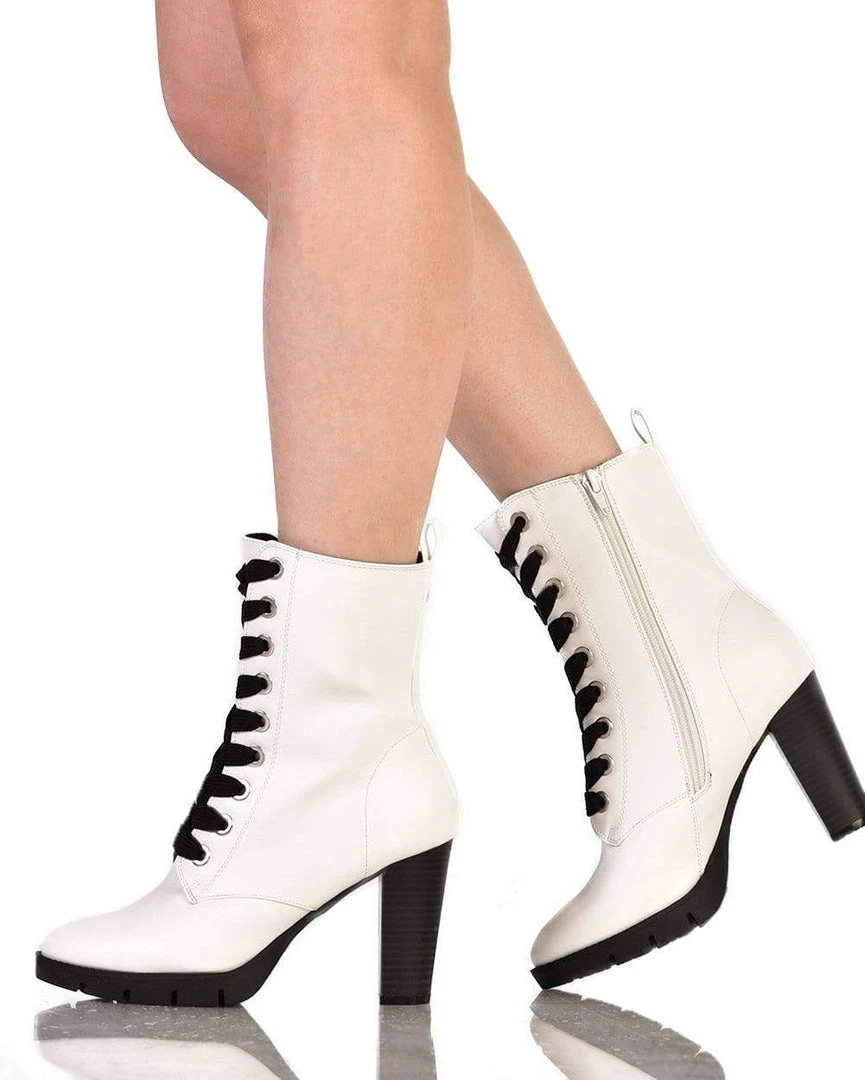 Joia Shoes 2 Heeled Combat Boots 1 Joia Shoes 2 Heeled Combat Boots