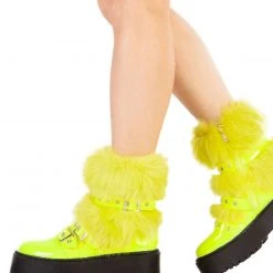 Lemonade Issa Mood Furry Boots