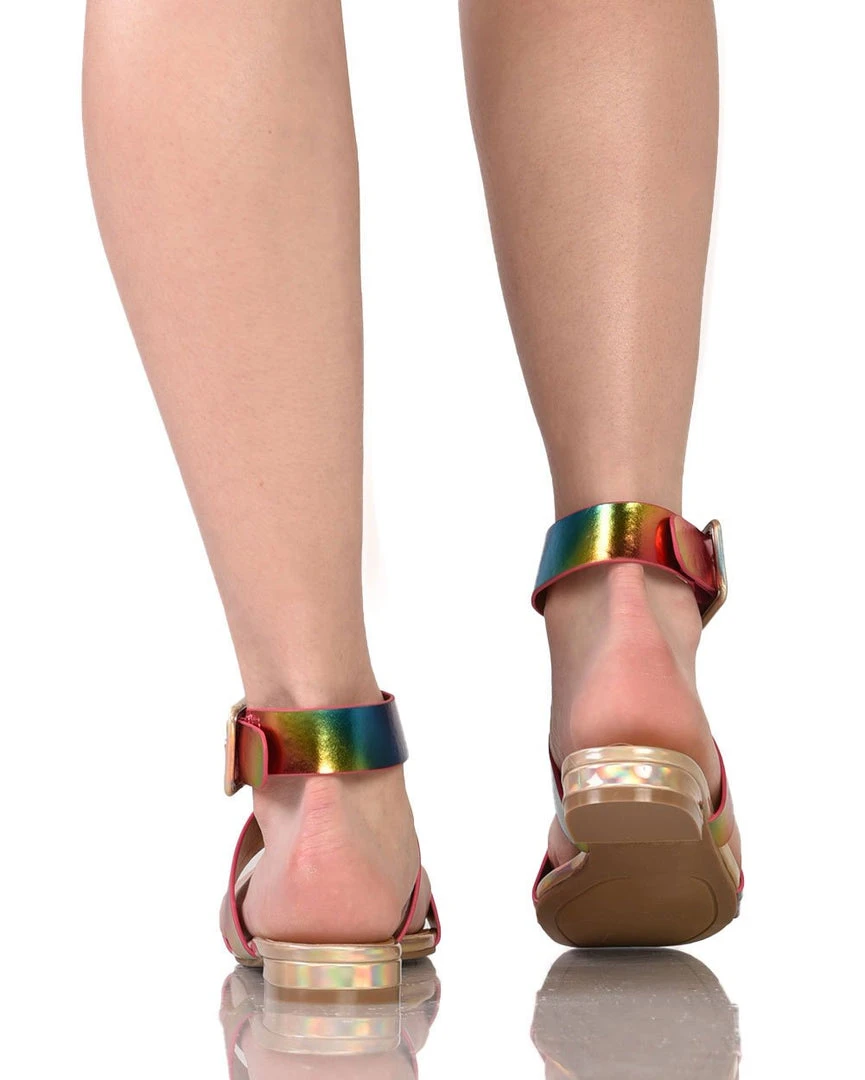J.P. Original Corp Rainbow Day Holographic Sandals Shoes 3 J.P. Original Corp Rainbow Day Holographic Sandals Shoes