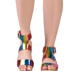 J.P. Original Corp Rainbow Day Holographic Sandals Shoes