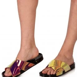 Legend Footwear Superstar Holo Slides Shoes