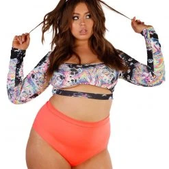 Day G Liquid Tripp Underboob Long Sleeve