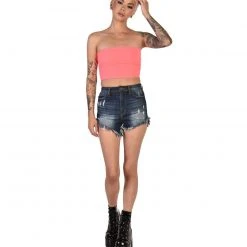 Tresser Tops Bare Neon Tube Top