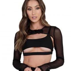 OhYes Clothing Girl Code Ultra Cropped Long Sleeve