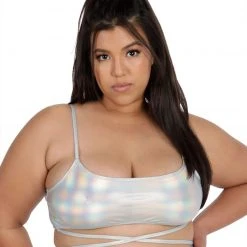 Dippin Daisies Holo Heaven Wrap Around Crop Top 28 Dippin Daisies Holo Heaven Wrap Around Crop Top