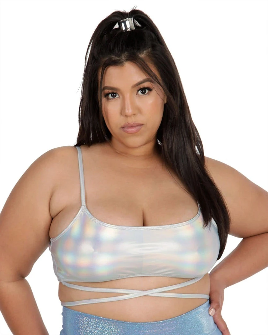 Dippin Daisies Holo Heaven Wrap Around Crop Top 13 Dippin Daisies Holo Heaven Wrap Around Crop Top