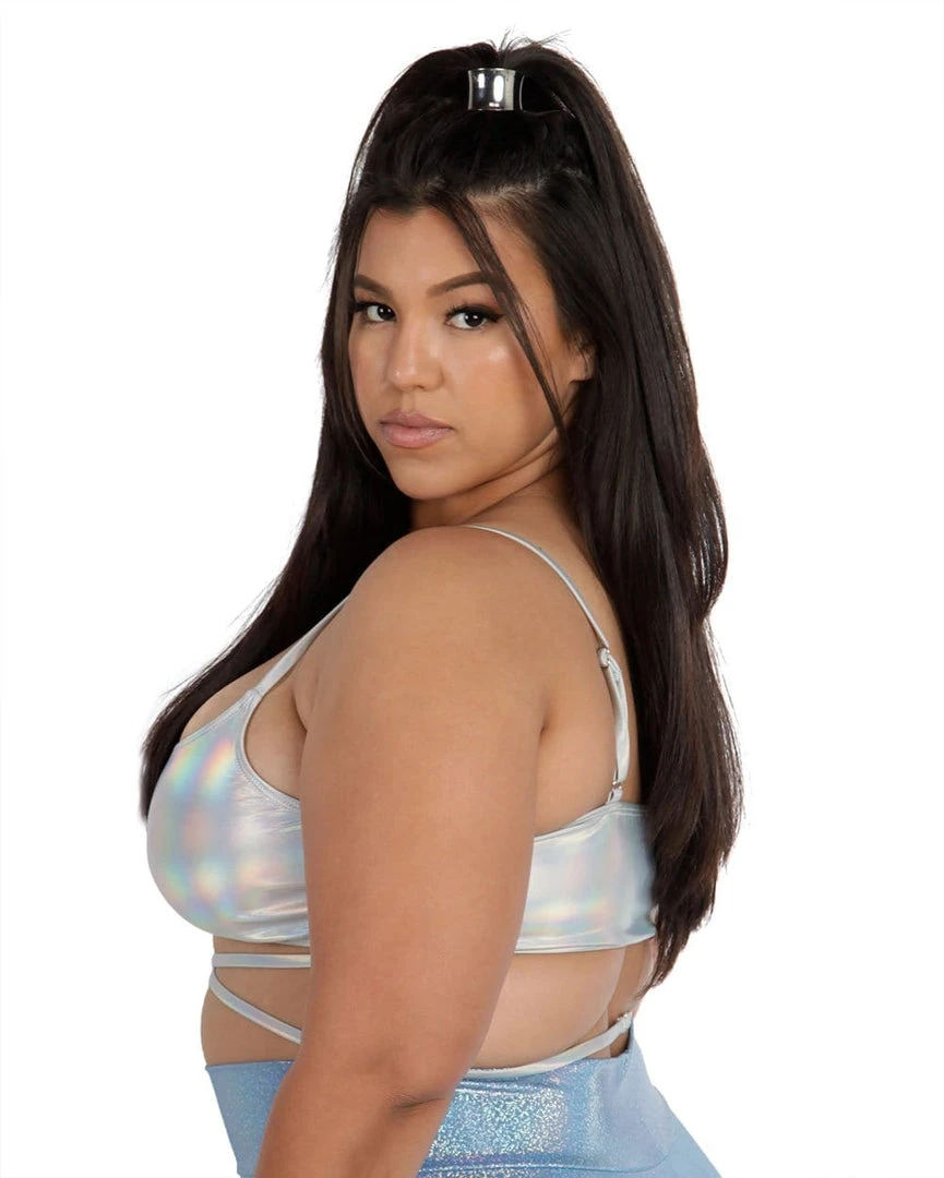Dippin Daisies Holo Heaven Wrap Around Crop Top 15 Dippin Daisies Holo Heaven Wrap Around Crop Top