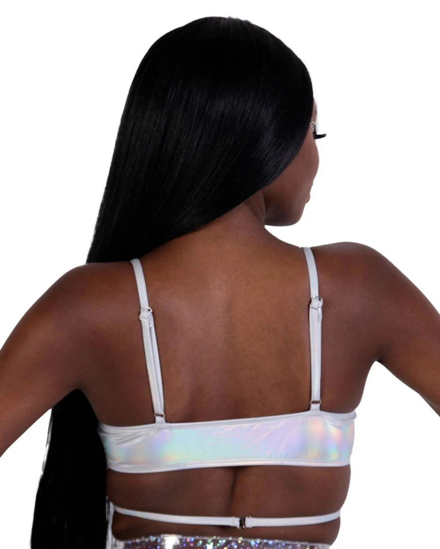 Dippin Daisies Holo Heaven Wrap Around Crop Top 4 Dippin Daisies Holo Heaven Wrap Around Crop Top