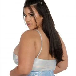 Cherry Mellow, Inc. Tops Holo Lights Underboob Crop Top