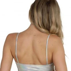 Cherry Mellow, Inc. Tops Holo Lights Underboob Crop Top