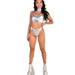 J. Valentine X IHR Silver Beam Crop Top 7 J. Valentine X IHR Silver Beam Crop Top