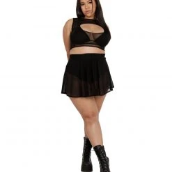 J. Valentine Daydreamin' Mesh Mini Skirt 45 J. Valentine Daydreamin' Mesh Mini Skirt