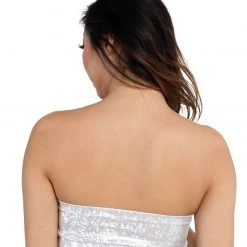 Body Language Magical Dream Lace Up Tube Top Tops