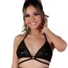 Body Language Mesh Underboob Ring Top Clothing