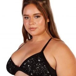 OhYes Clothing Starlight Lover Mesh Bikini Top