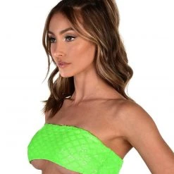 Shop 17 Tops Stunner Sequin Diamond Tube Top