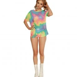 Day G Tops Tie-Dye Cutie Oversized Mesh Tee