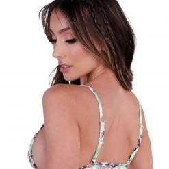 Dippin Daisies Vivacious Venom Triangle Bikini Top