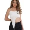 Charming Bunny Y2K Realness Asymmetrical Tube Top Tops