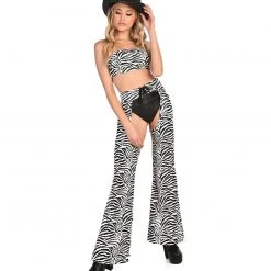 Day G Tops Zebra Groove Tube Top