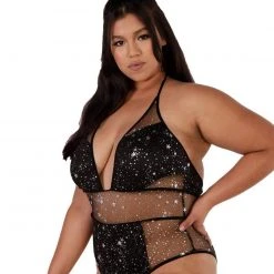 OhYes Holo Star Mesh Bodysuit Clothing 22 OhYes Holo Star Mesh Bodysuit Clothing