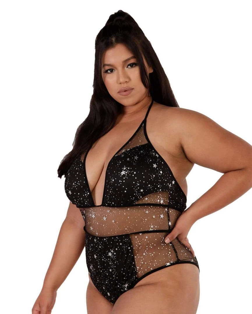 OhYes Holo Star Mesh Bodysuit Clothing 11 OhYes Holo Star Mesh Bodysuit Clothing