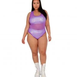 Body Language Mesh Thong Bodysuit