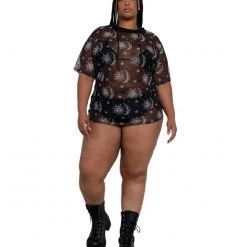 OhYes Tops Written In The Stars Mesh Oversized Tee 17 OhYes Tops Written In The Stars Mesh Oversized Tee