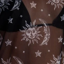 OhYes Tops Written In The Stars Mesh Oversized Tee