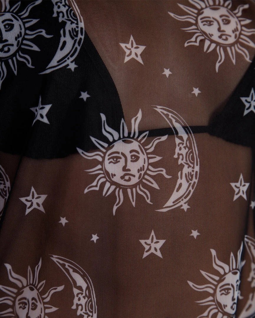 OhYes Tops Written In The Stars Mesh Oversized Tee 2 OhYes Tops Written In The Stars Mesh Oversized Tee