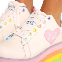 Shoes YRU X Carebears Lala Pastel Platform Sneakers