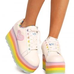 Shoes YRU X Carebears Lala Pastel Platform Sneakers 6 Shoes YRU X Carebears Lala Pastel Platform Sneakers
