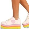 Shoes YRU X Carebears Lala Pastel Platform Sneakers