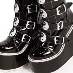 YRU Dune Yin Yang Platform Shoes