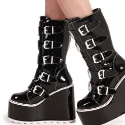 YRU Dune Yin Yang Platform Shoes