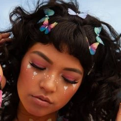 Western Fashion Rainbow Butterfly Hair Clips