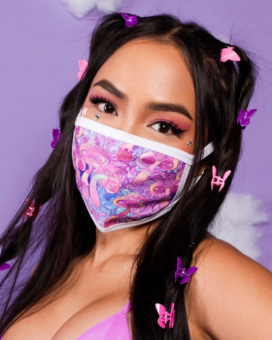 INTO THE AM Masks & Bandanas Trip Buddies Face Mask 1 INTO THE AM Masks & Bandanas Trip Buddies Face Mask